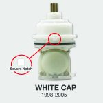 Cartridge for Delta 1500/1700 Series Tub and Shower Faucets