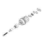 Cartridge for Delta 1500/1700 Series Tub and Shower Faucets