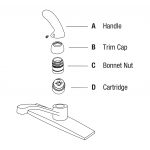 Cartridge for Delta Kitchen and Lavatory Faucets with Diamond Seal Technology
