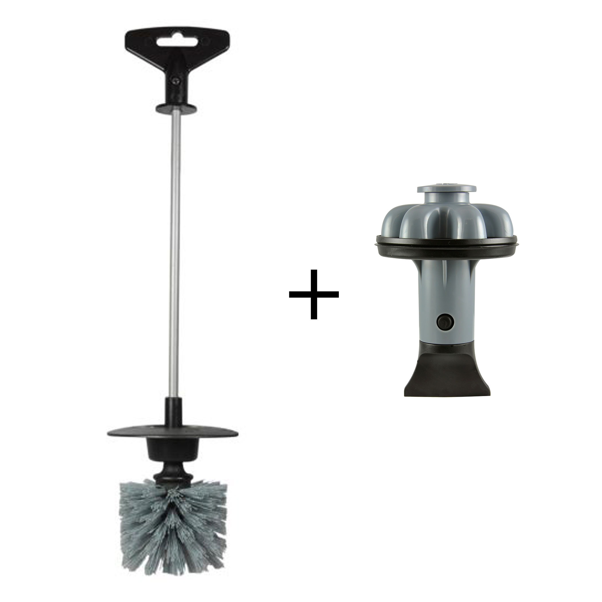 Brush. It Garbage Disposal Cleaning Brush & Disposal Genie II - Gray Combo  - Danco