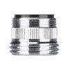 15/16”- 27M or 55/64”- 27F X 3/4” GHTM Chrome Garden Hose Adapter (2-Pack)