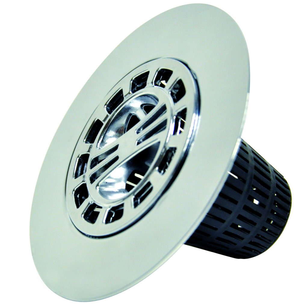 Hair Catcher Drain Cover in Chrome / Hair Catcher Replacement Baskets