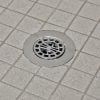 Hair Catcher Shower Drain Cover in Chrome w/ Hair Catcher Replacement Baskets