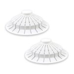 Bathtub Hair Catcher with Suction Cup (2-Pack)