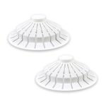Bathtub Hair Catcher with Suction Cup (2-Pack)