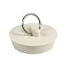 Assorted White Rubber Drain Stoppers (4-Pack)