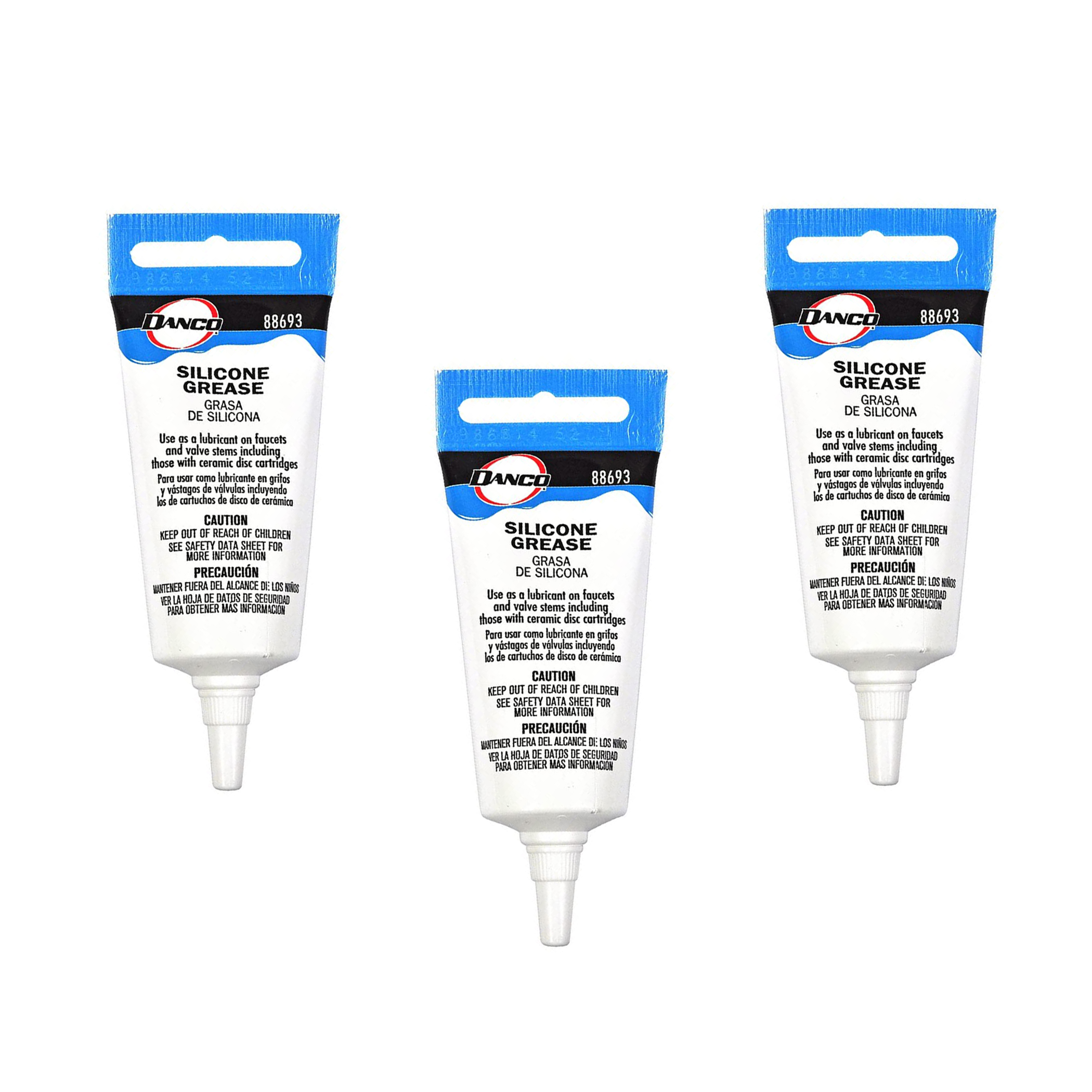 0.5 oz. Silicone Faucet Grease (3-Pack) - Danco