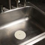 5 in. Flat Suction Sink Stopper in White