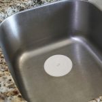 5 in. Flat Suction Sink Stopper in White