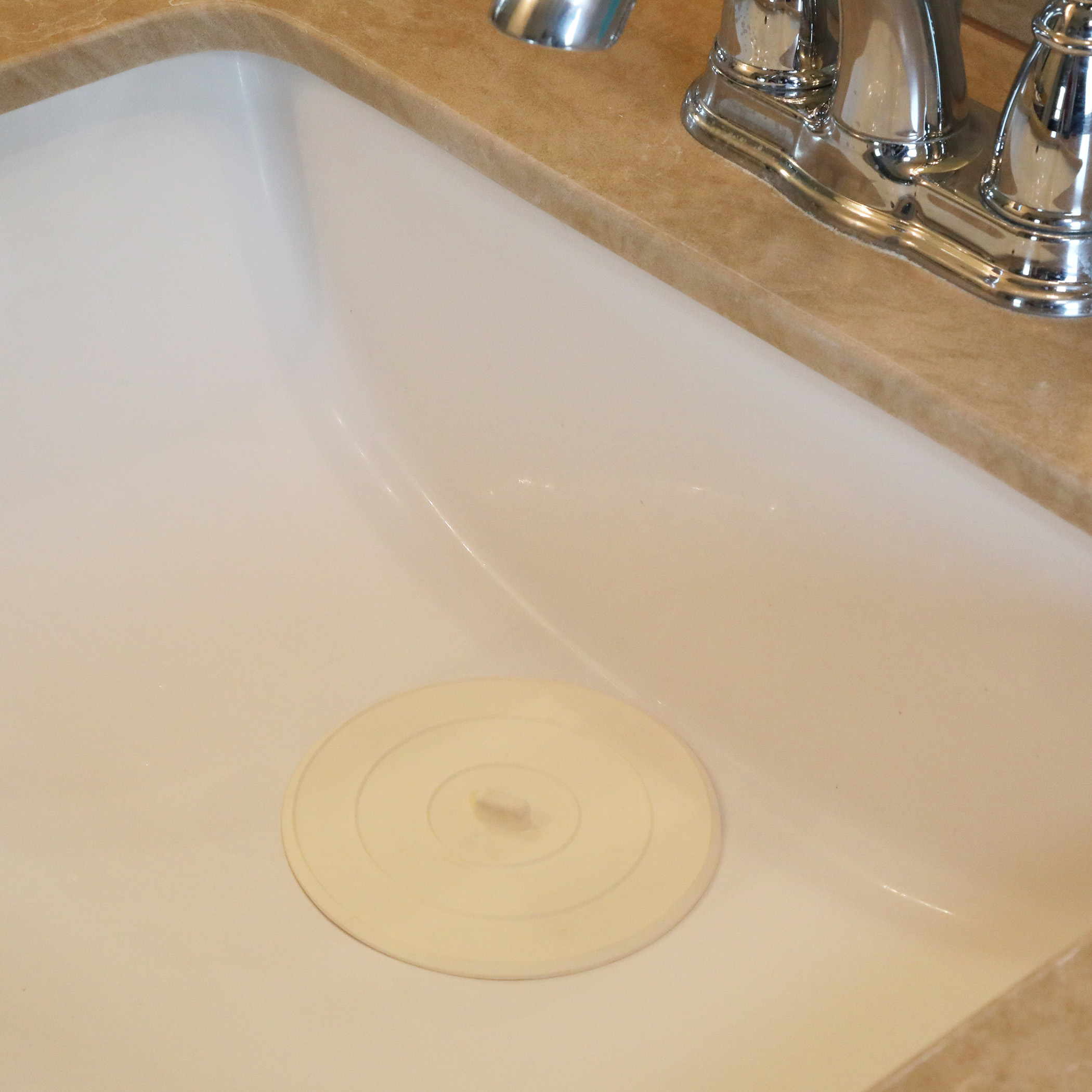 Danco 89042 Flat Suction Sink Stopper, 5, White