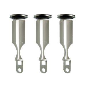 Universal Bathroom Pop-Up Stopper in Chrome (3-Pack)