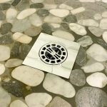 Square Hair Catcher for Shower Drain in Chrome