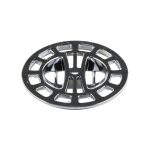 Square Hair Catcher for Shower Drain in Chrome