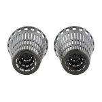 Square Hair Catcher for Shower Drain in Chrome