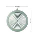 2nd image of Bathroom Sink/Bathtub Hair Catcher & Drain Protector in Brushed Nickel