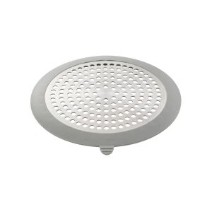 Square Hair Catcher for Shower Drain in Matte Black - Danco