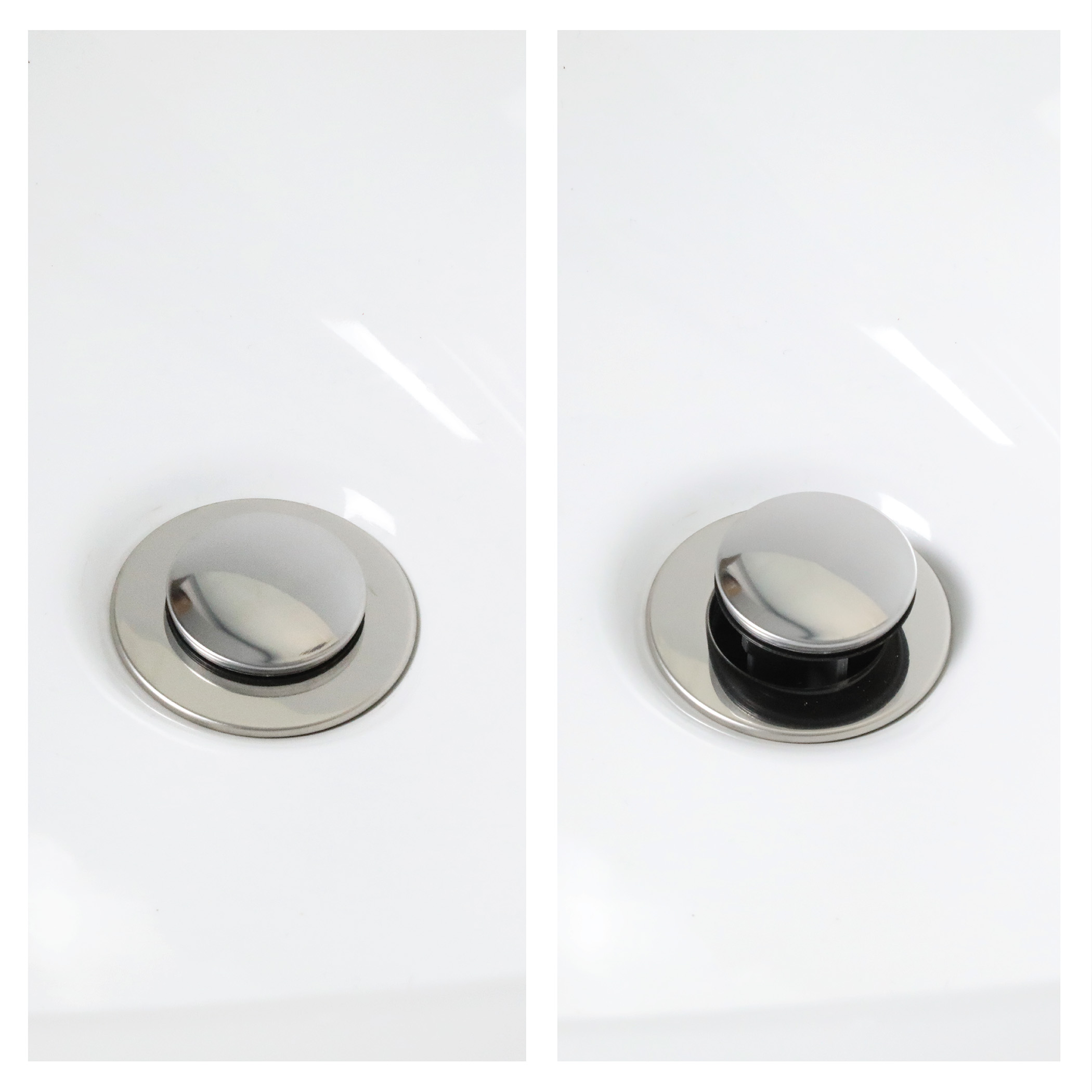 Bathroom Pop-up Stopper Replacement for Pop-up Drain Assemblies in Chrome