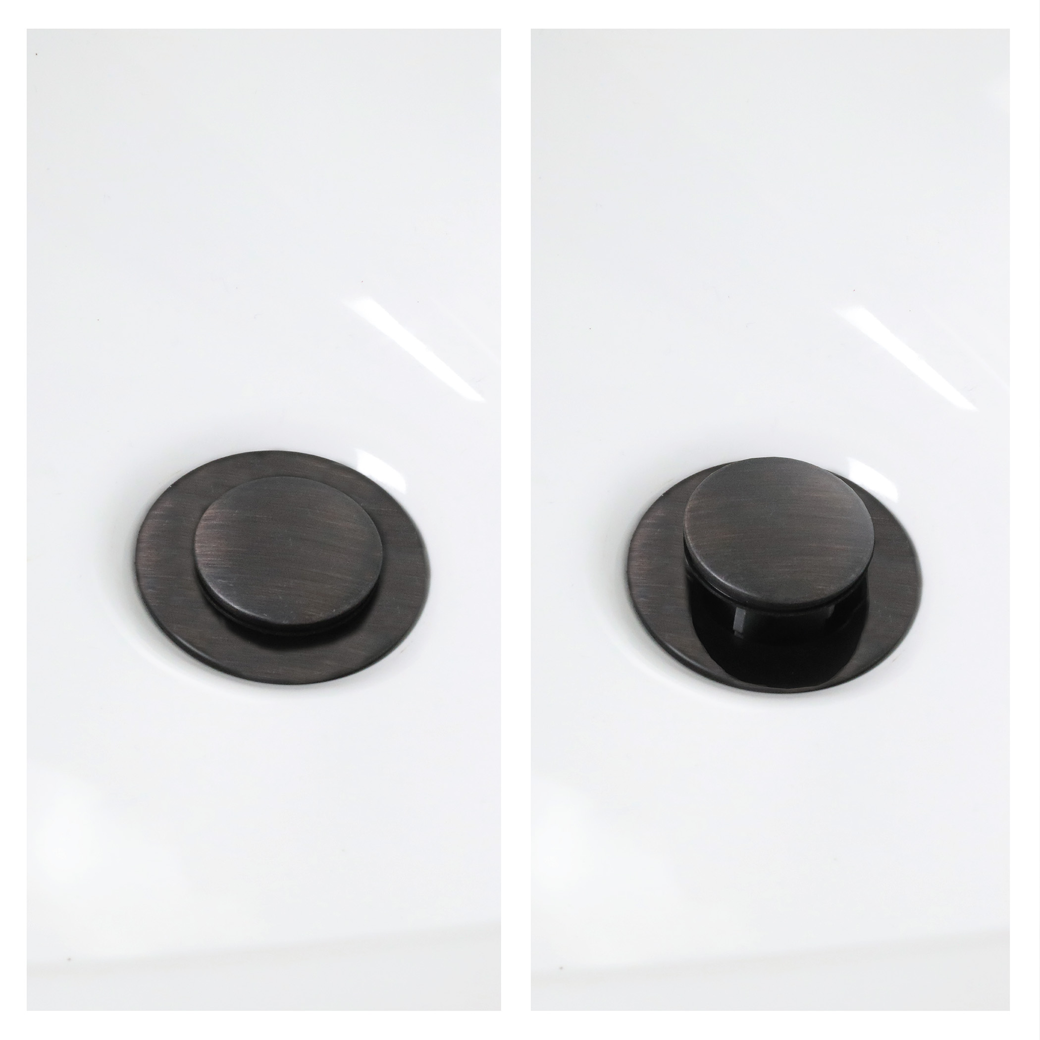 Bathroom Pop-up Stopper Replacement for Pop-up Drain Assemblies in Oil Rubbed Bronze