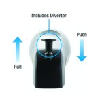 6th image of Diverter Tub Spout in Matte Black