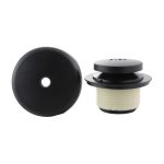 Touch-Toe Tub Drain Trim Kit with Overflow in Matte Black