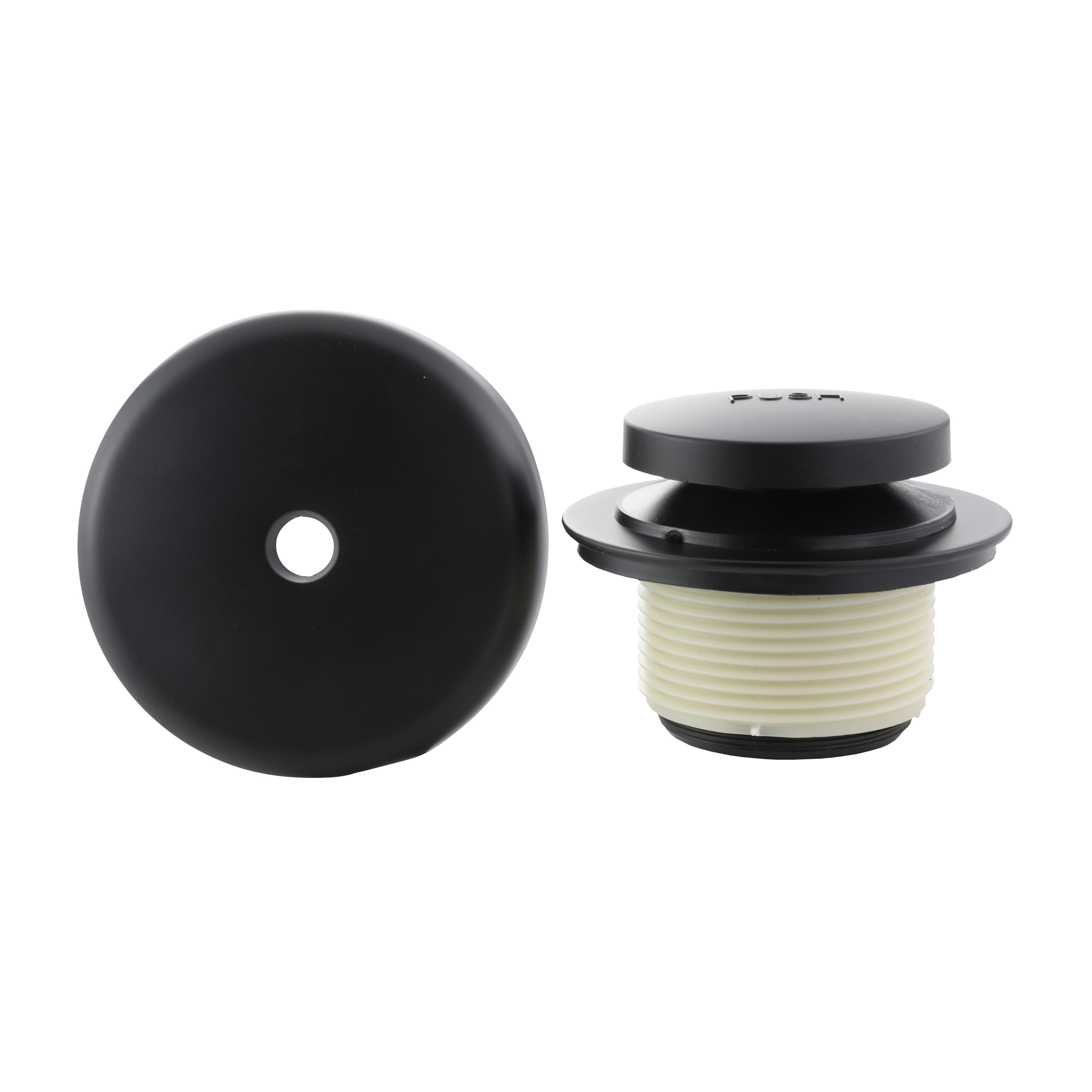 Kitchen Garbage Disposal Drain Stopper in Matte Black - Danco