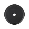 Touch-Toe Tub Drain Trim Kit with Overflow in Matte Black