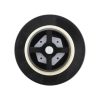 6th image of Touch-Toe Tub Drain Trim Kit with Overflow in Matte Black