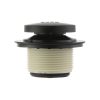 7th image of Touch-Toe Tub Drain Trim Kit with Overflow in Matte Black