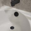 1st image of Touch-Toe Tub Drain Trim Kit with Overflow in Matte Black