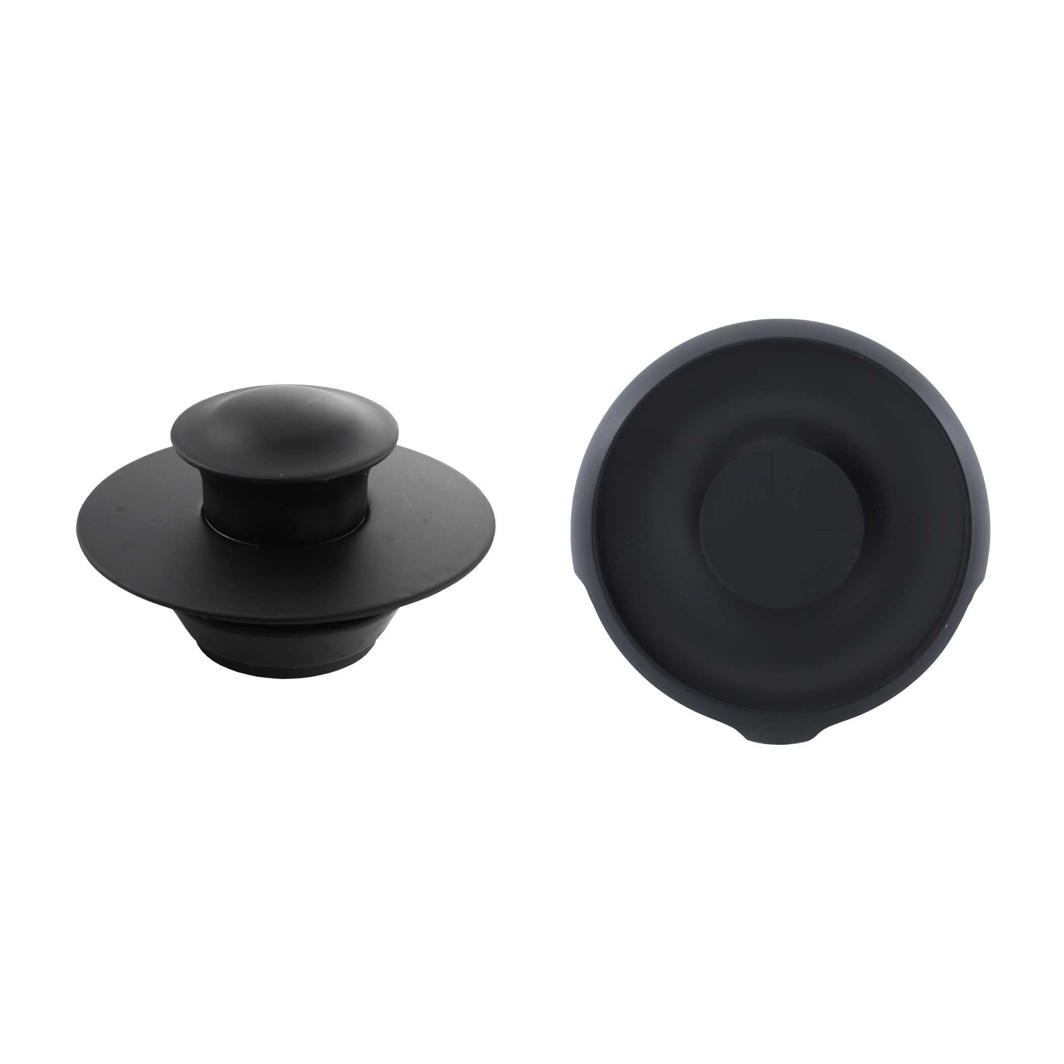 Hair Catcher Shower Drain Cover in Matte Black - Danco