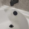 EZ Drain Cover Trim Kit in Matte Black