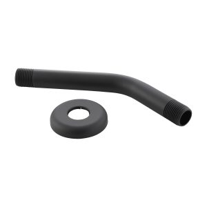 8 in. Shower Arm w/ Flange in Matte Black