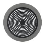 5-3/4 in. Shower Strainer in Matte Black