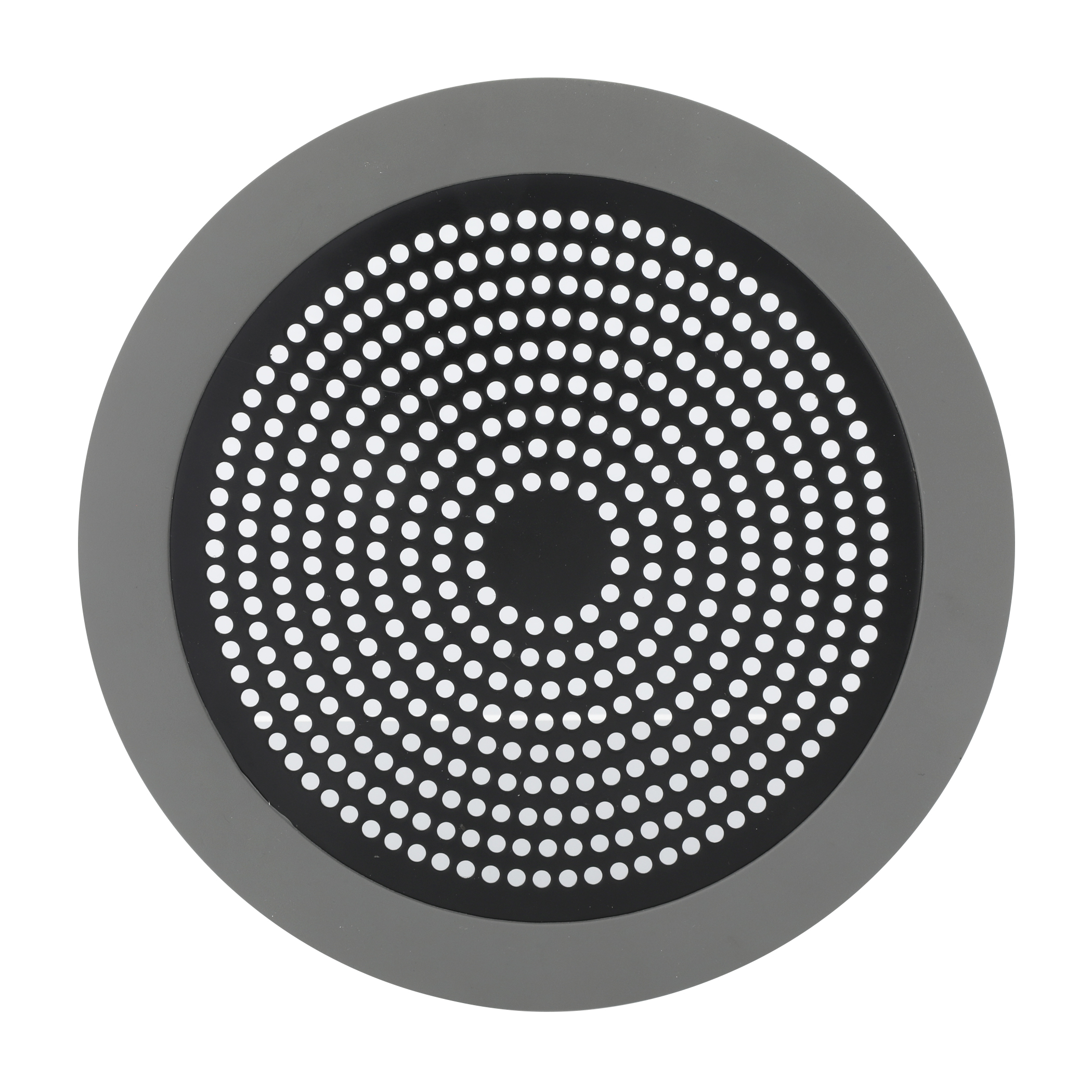 Hair Catcher Shower Drain Cover in Matte Black - Danco