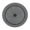 5-3/4 in. Shower Strainer in Matte Black
