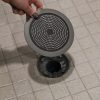 5-3/4 in. Shower Strainer in Matte Black