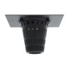 Square Hair Catcher for Shower Drain in Matte Black