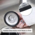 Kitchen Garbage Disposal Drain Stopper in Stainless Steel