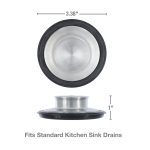 Kitchen Garbage Disposal Drain Stopper in Stainless Steel