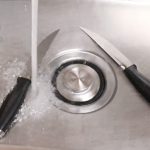 Kitchen Garbage Disposal Drain Stopper in Stainless Steel