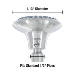 5-Spray Water-Saving Shower Head in Brushed Nickel
