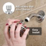 5-Spray Water-Saving Shower Head in Brushed Nickel