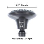 5-Spray Water-Saving Shower Head in Oil Rubbed Bronze