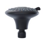 5-Spray Water-Saving Shower Head in Matte Black