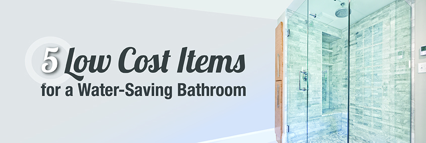 Press Release: 5 Low Cost Items for a Water-Saving Bathroom Press Release: 5 Low Cost Items for a Water-Saving Bathroom