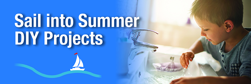 Sail into these Summer DIY Projects: How to check for faucet leaks and replace sink faucets.