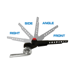 4th image of Toilet Tank Lever Replacement Handle in Chrome