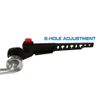 5th image of Toilet Tank Lever Replacement Handle in Brushed Nickel
