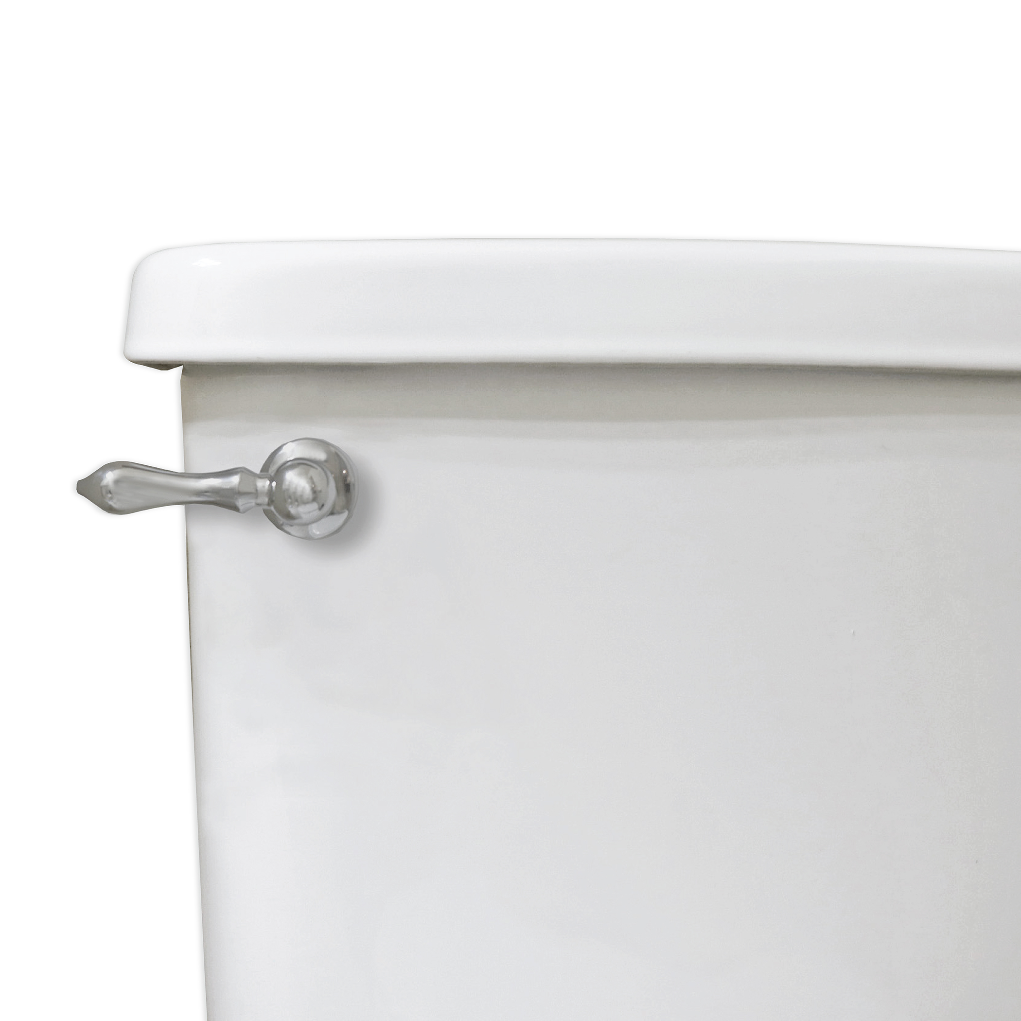 Universal Decorative Toilet Handle in Brushed Nickel