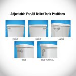 Universal Decorative Toilet Handle in Brushed Nickel
